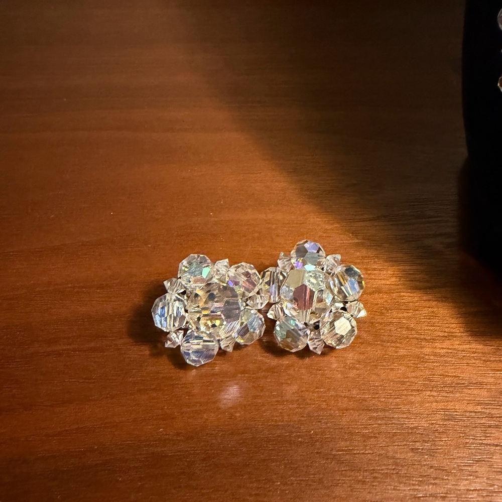 Vintage Aurora Crystal Jewelry Set - Picture 7 of 12